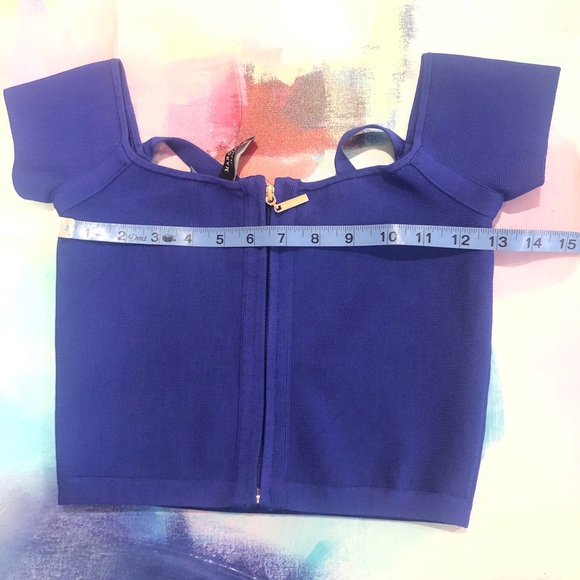 Guess by Marciano Indigo Crop Top - Picture 9 of 11